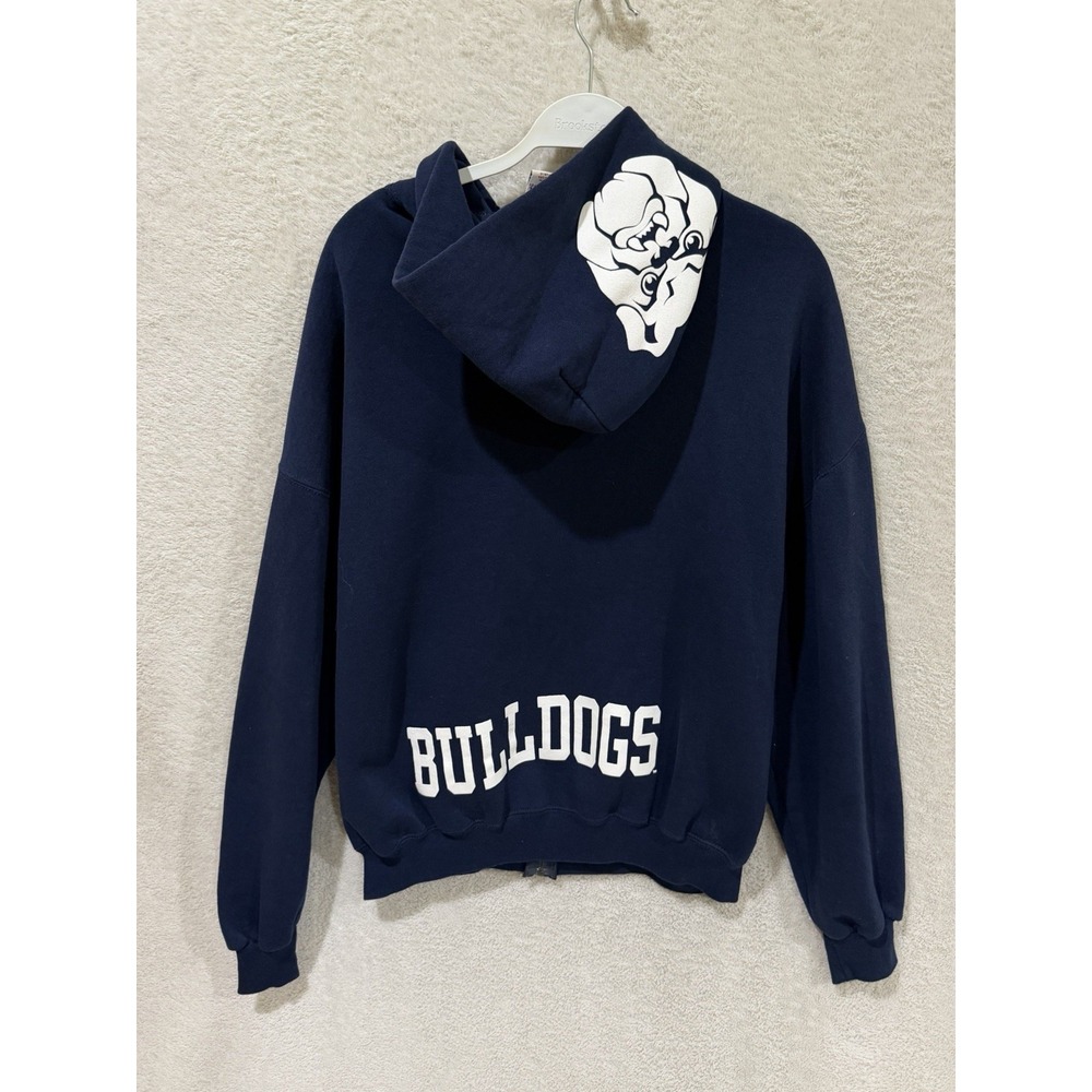 Butler University Bulldogs Full Zip Hoodie Sweater Mens XL Navy Graphic Jacket - Picture 4 of 7